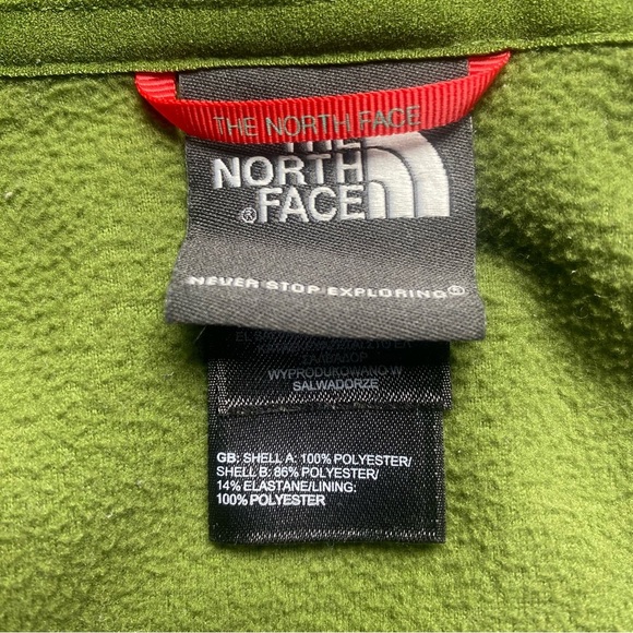 The North Face Men’s Glacier 1/4 Zip Fleece Pullover Green Gray Size Large - Picture 10 of 12